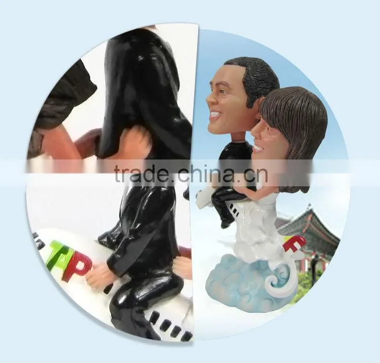 custom bride and groom cake topper