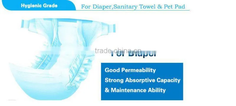 BLD brand high absorben SAP (super absorbent poltmer) from China