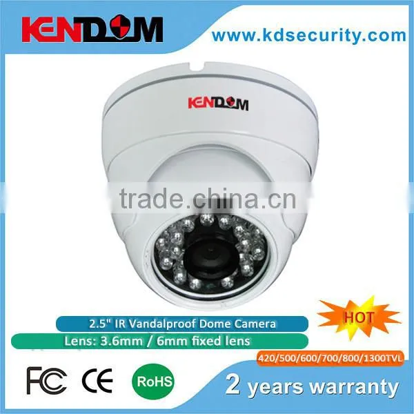 Aluminium alloy Sony Effio-e, Effio-V 700TVL WDR function CCTV Analog Dome Camera