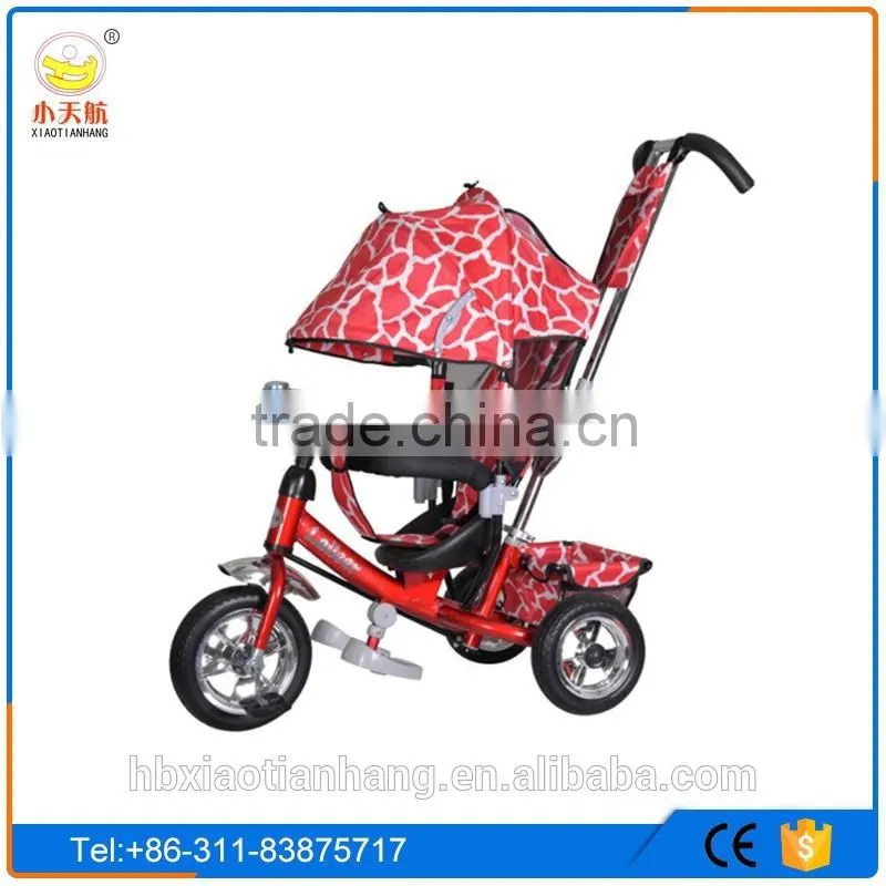2016 hot selling pusher three wheel baby walker for big babies