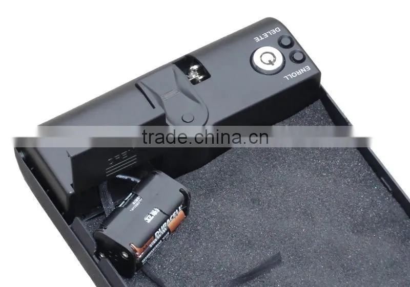 Wholesale- MS100 Biometric Fingerprint safe lock box
