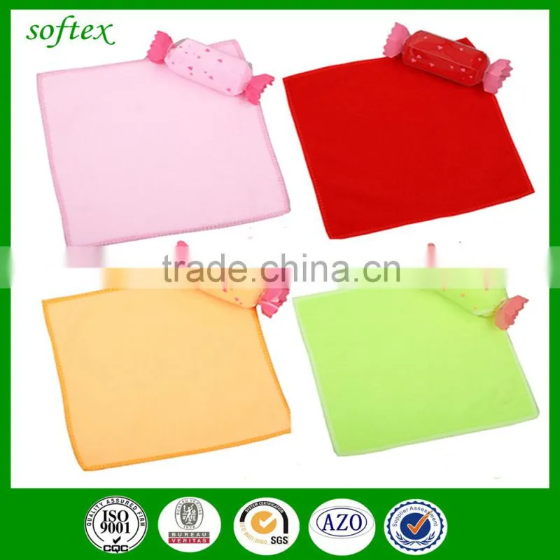 cute candy shape wedding gift towel with print