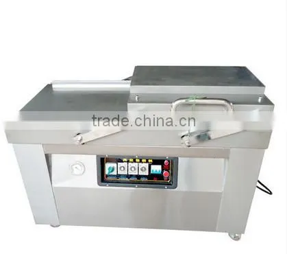 Best price for Double Chambers Vacuum Packing Machine/ horizontal type out vacuum pack machine