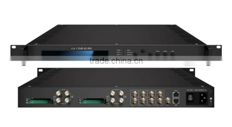 Professional DVB-S2 H.264 SD IRD With Biss Function