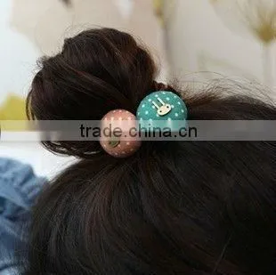 Hot lovely rabbit dot dot rubber band