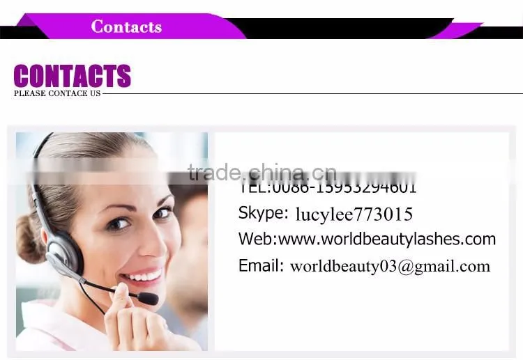 100% siberian luxury mink fur strip eyelashes