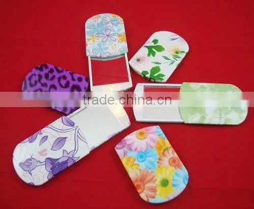Cell phone shape Slip cover plastic biscuit mirror make up/handy mirror