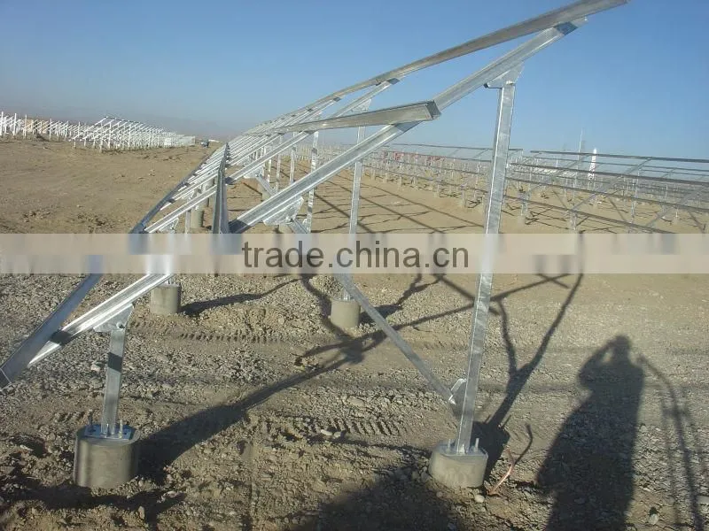 pv solar ground mounting system bracket solar power system ground foundation
