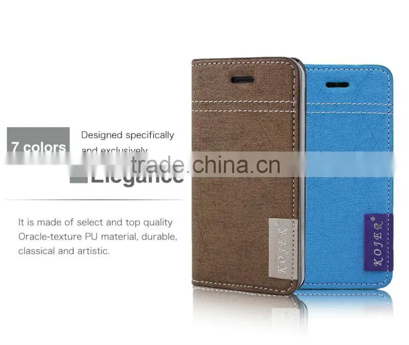 PU leather Phone Case with Card Slots inside for iPhone 5/5s