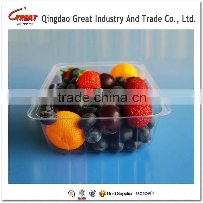 Clear Fruit Plastic Box Cherry Tomato Fruit Packaging Tray