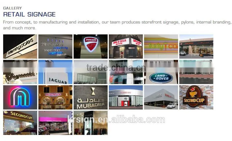 Cost-effective Vocume forming led light box for Advertising