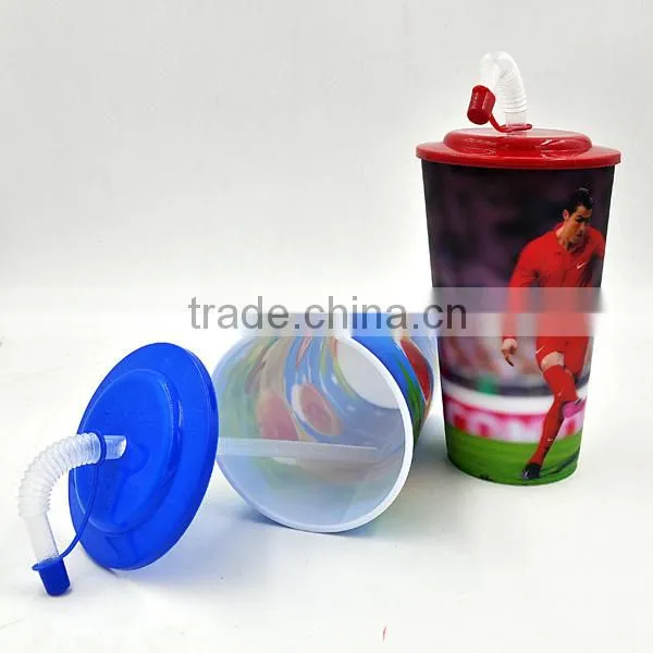 Hot Product for 2015 Custom 420ML Printed Plastic Cup BPA free