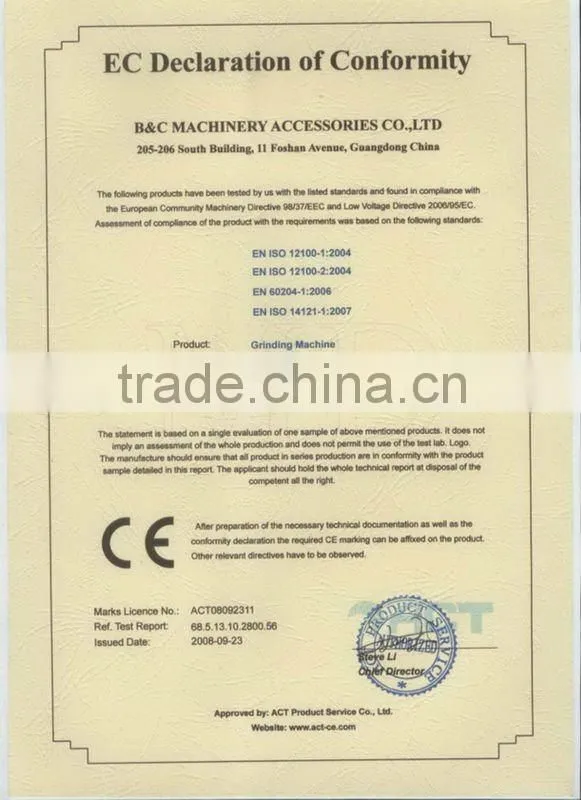 Grinding Machine for timing belt