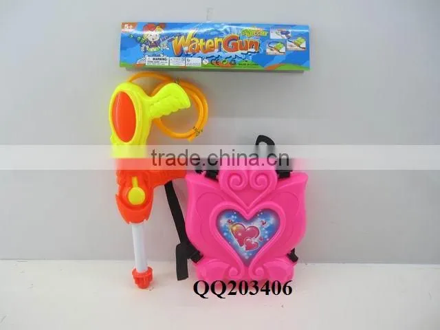 Plastic kids backpack water gun