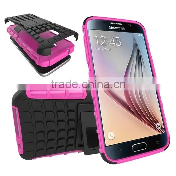 Hot Selling Hybrid Rugged Heavy Duty Armor Kickstand Case For Sumsung Galaxy S7