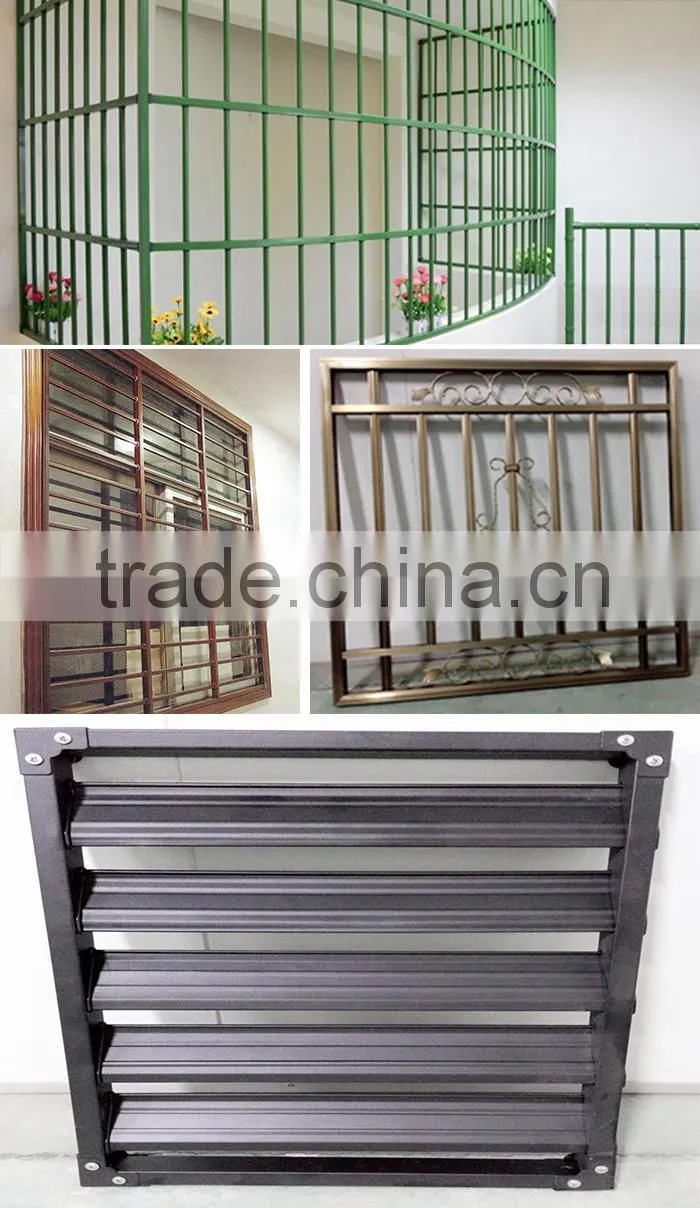 Stable quality rectangular steel security windows and doors factory