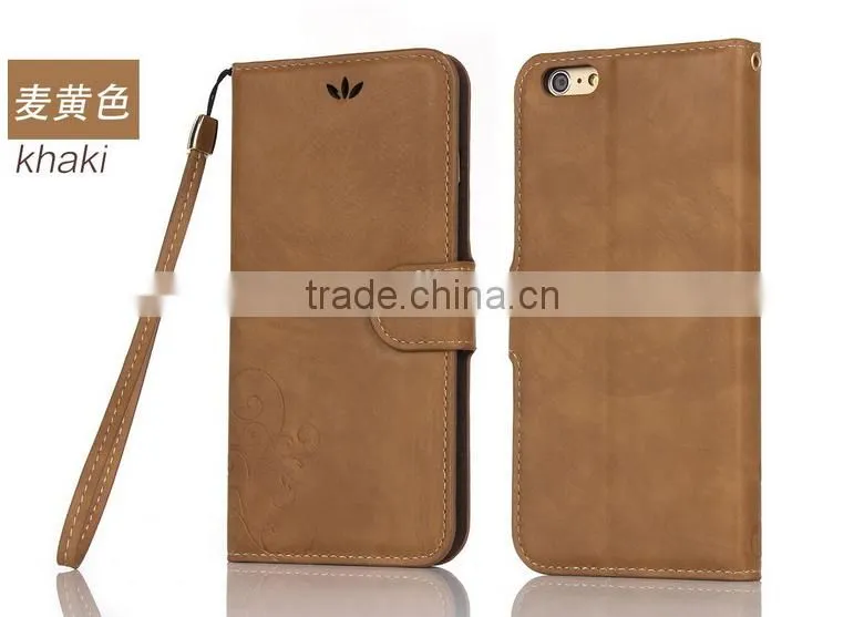 Best Selling Retro Design Mobile Phone Case Detachable Magnet Leather Case For iPhone 6