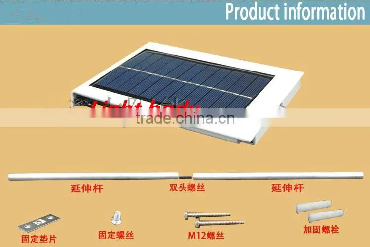 Solar Led powered outdoor led mounted lawn garden lamp light