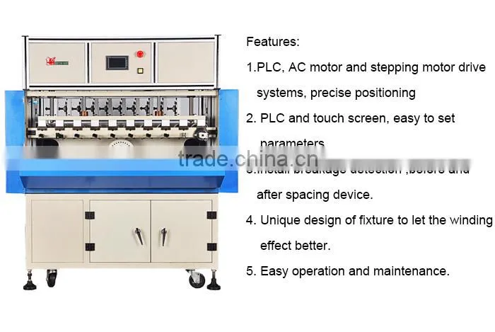 SRF210-10 Electric automatic winding machine with the latest industrial control systems