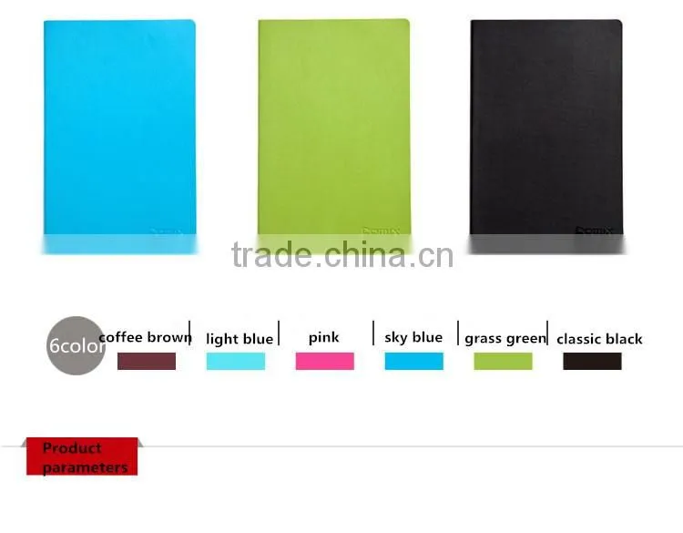 2016 hardcover PU Eco leather notebook Business A5 personal diary Drawing Sketchbook Weekly Day Planner organizer notebook