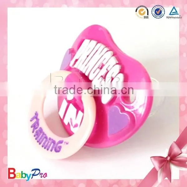 Babypro PN10 China Supplier BSCI Factory Pink Color Silicone Baby Soother For Infant Mouth