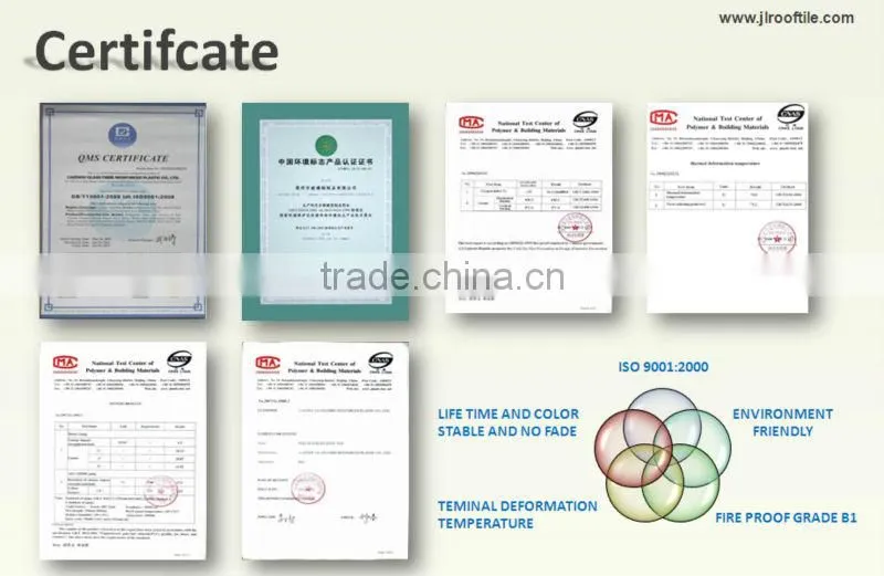 Anti-Aging Light Weight Synthetic Resin Roofing Tile