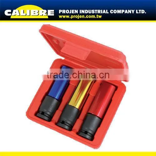 CALIBRE 3pc Brake Calliper Socket Set 1/2"Dr. Pentagon Socket & Bit Set