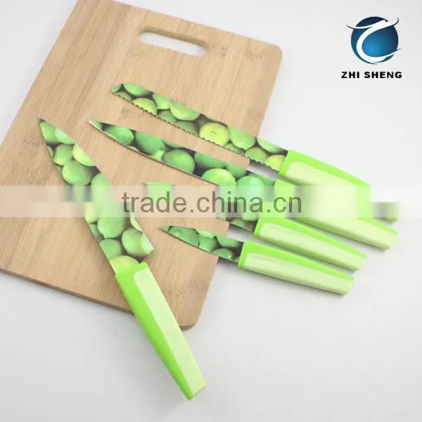 Ceramic white coating kitchen knife