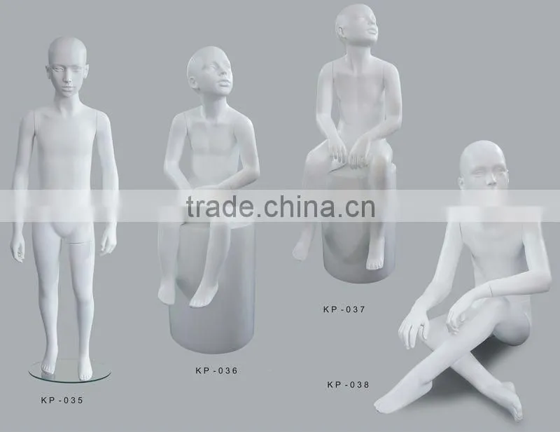 white glossy kid Mannequin /child mannequin for sale