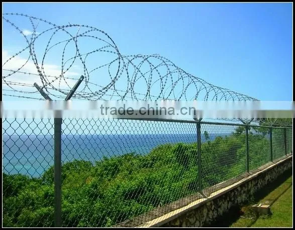 High quality low price outdoor using concertina razor barbed wire security fence