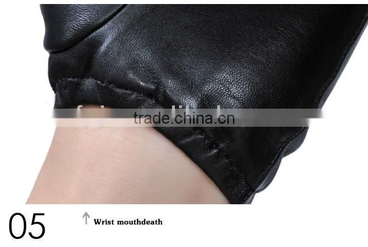 men genuine leather elastic glove importer