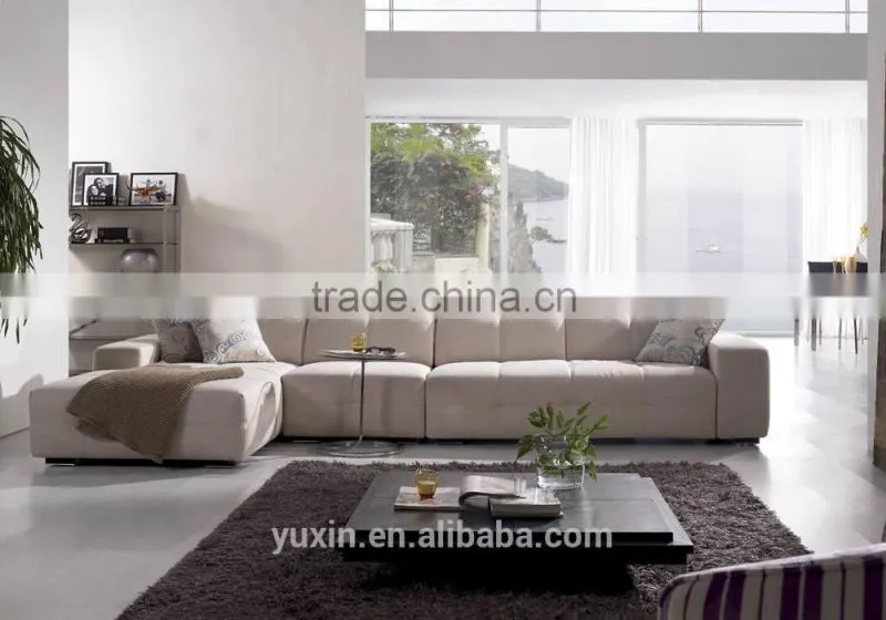 new design corner fabric sofa, L shape sectional home sofa set, living room furniture