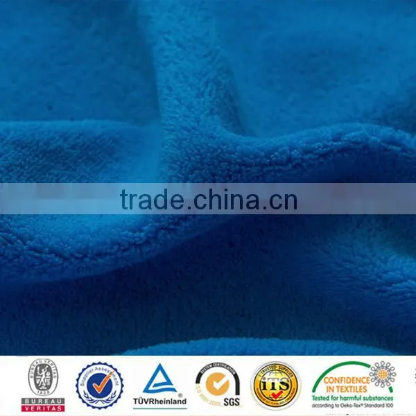 100% Poly Super Soft Short Floss Fabric With Nice Texture