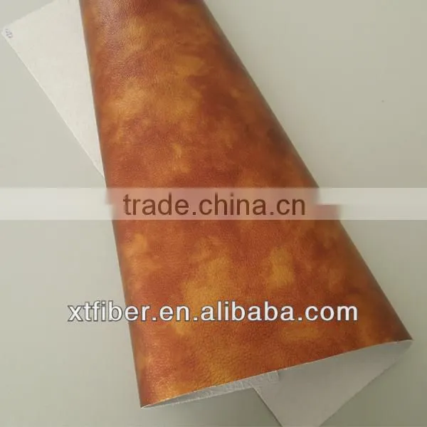 Twotone pu microfiber leather for sofa