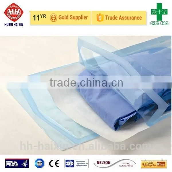 Disposable medical pack hand drape
