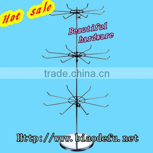 Three Tiers metal jewelry display racks