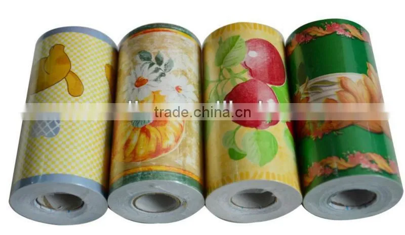 pvc natural flower wallpaper border