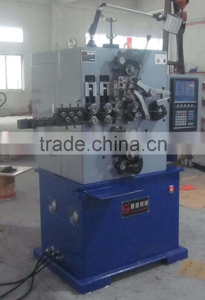 0.8-3.5mm 4axis CNC Rotary Wire Spring Forming Machine