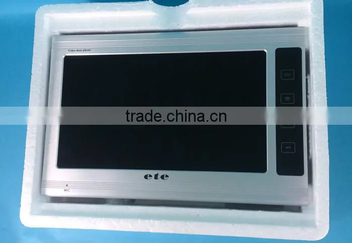 large screen 9 inch touch button remote unlocking door phone system video door phone