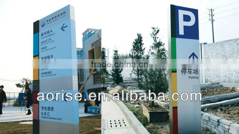 Waterproof illuminated 3D pylon sign