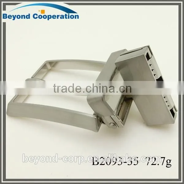 Fashion men's rotatory pin buckle vortical belt buckle rotary clamp pin buckle