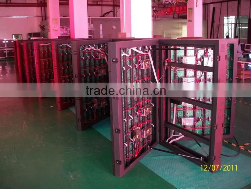 P10 double sides led display for outdoor
