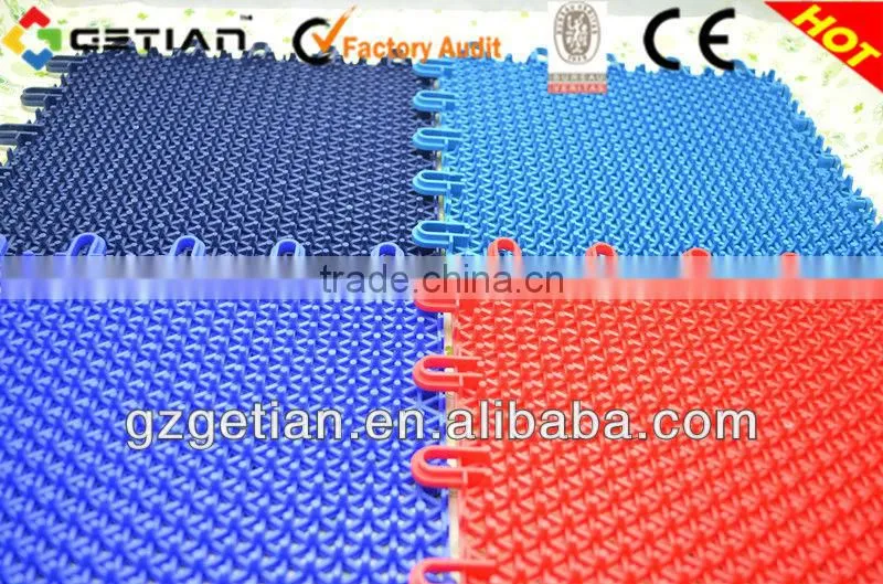 Nondeformable multi sports flooring, gym sports floor and handball court sports flooring.