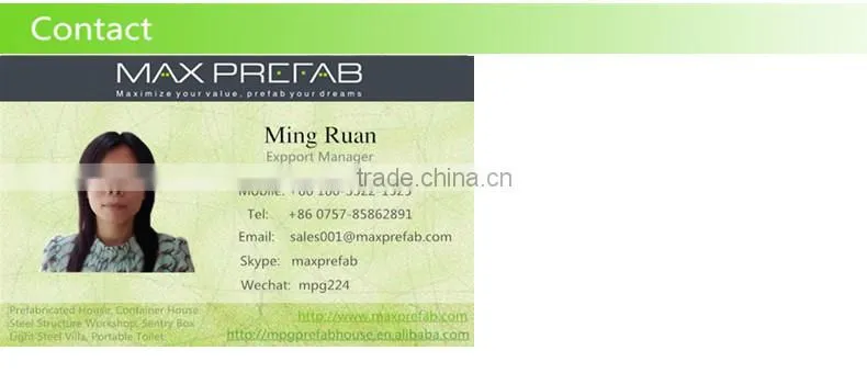 Malaysia hot sale light steel prefab container home