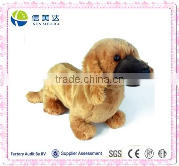 Plush Realistic Stuffed Dachshund Dog Soft Puppy Animal Toy