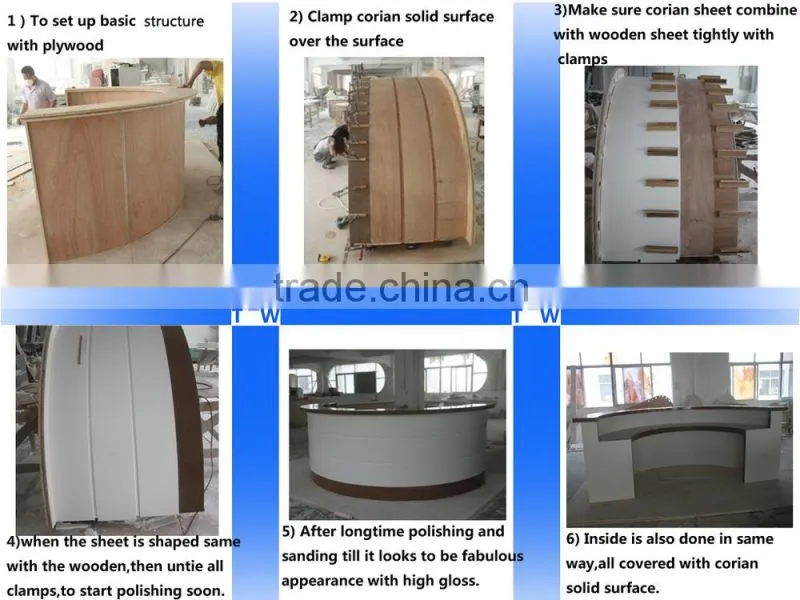 Fashion snake bar counter with light/Fantacy Shape Design Bar Counter for Sale