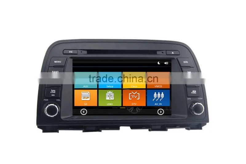 car dvd gps navigation touch screen player for MAZDA CX5 with Rear View Camera GPS BT Radio RDS