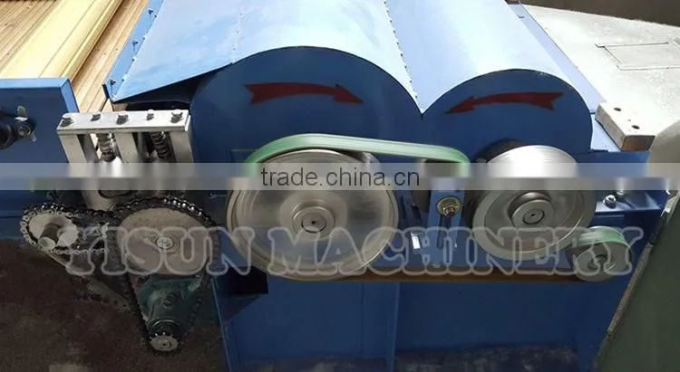 Double Rollers Winding Machine/Double Cylinders Opening Machine Cotton Wool Fiber