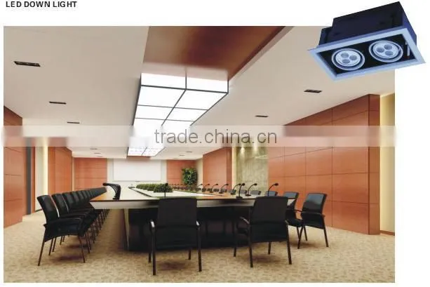 2015 Hot 2X30W led bean pot lamp COB epistar chip recessed install CE ROHS approved shop led down light