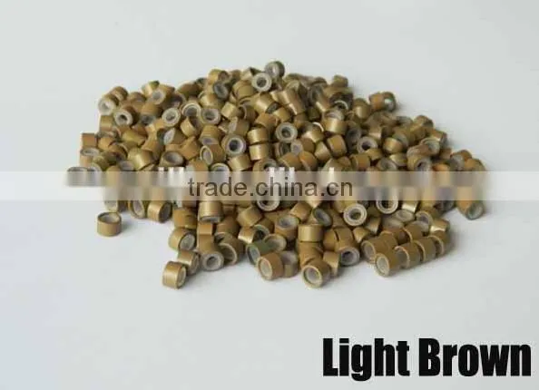hair extension micro beads silicone micro rings silicone beads for hair extension 5030 1000pcs/bottle 500pcs/bottle